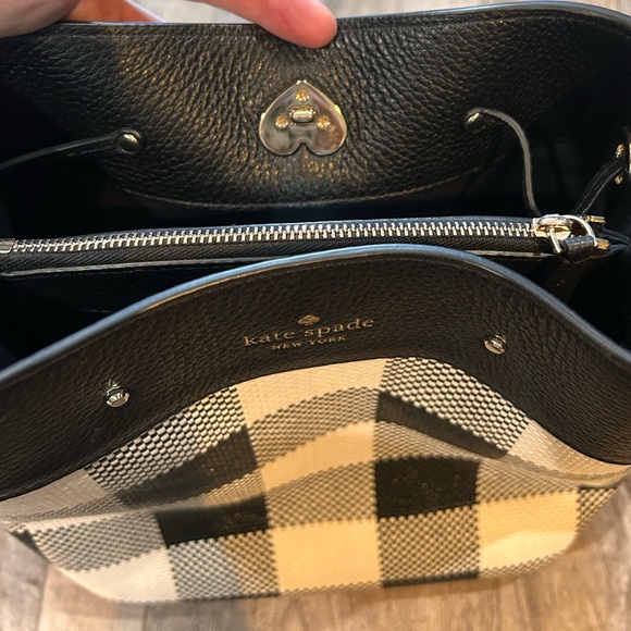 Kate Spade Marti Gingham Bucket Bag - Picture 6 of 12